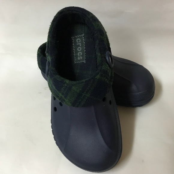 flannel lined crocs